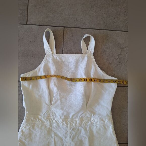 Polo Ralph Lauren Paneled Hemp Play suit Short Overalls Adjustable Pockets Sz 14 - Picture 10 of 10